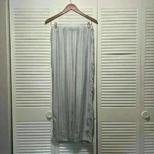 Tabitha Webb Striped Pajama Pants - Gray and Pink - Size M